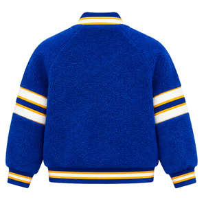 Custom Women Sigma Gamma Rho Reversible Fleece <b>Sherpa</b> Bomber Jacket Warm Double Face Greek Sorority Winter Outerwear Fashion - Product Image 2