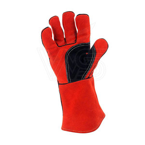 Guantes de Soldadura con Protección Térmica, Guantes de Soldadura para Construcción, Guantes de Soldadura Fabricados en Pakistán - Product Image 4