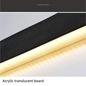 Lámpara de Pared LED Moderna de Aluminio, Ultrafina, Lineal, con Iluminación Indirecta - Product Image 4