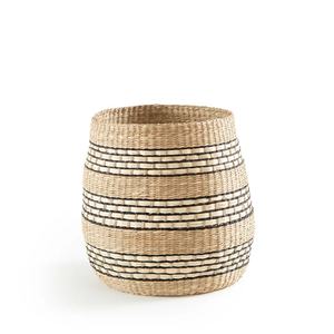 Wholesale Rectangle Seagrass Basket <b>with</b> <b>Lid</b> Handmade Hot Model for Kitchen & <b>Laundry</b> Handwoven Plant Tree Storage <b>Bin</b> - Product Image 1