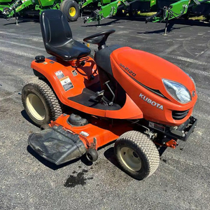 เครื่องตัดหญ้าแบบนั่งขับ KUBOTA GR2120 มือสอง ใบมีดโรตารี่ 48 นิ้ว เครื่องยนต์ดีเซล 4 จังหวะ ระบบปล่อยหญ้าด้านหลัง - Product Image 1