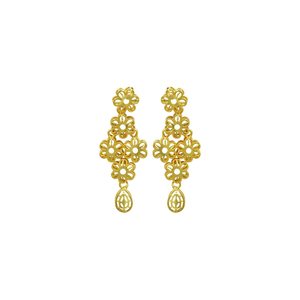 En gros, Ensemble de colliers en laiton plaqué or 14K 18K 24K micron, motif turc, style Dubaï, bijoux traditionnels, colliers tendance - Product Image 5