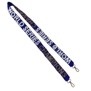 Para campeones de la Serie Mundial, correas de bolsa de cuentas de semillas de oro blanco personalizadas, accesorios de moda para correa de monedero en bolsos - Product Image 1