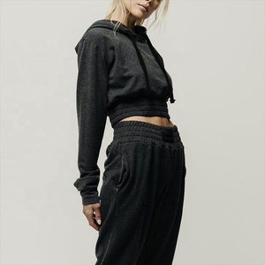 Custom Made New Arrival Women's Sports Boxing Top Tracksuit Women's Pullover Top Sweatsuit - Product Image 5