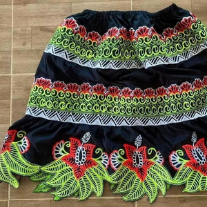 Faldas Hawaianas de Algodón Natural de Alta Calidad con Estampados, Nuevo Estilo, Bordado Personalizable, Faldas Polinesias Bordadas - Product Image 1