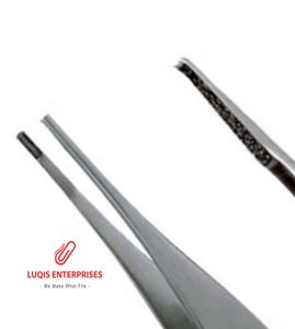 Pinzas de Sutura Castroviejo Delicadas de Carburo de Tungsteno 1x2 Dientes, Pinzas Quirúrgicas para Microcirugía, Instrumento Médico - Product Image 2