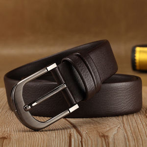 Cinturones de Cuero Genuino Hechos a Mano para Hombre, Diseño Casual Ecológico con Hebilla de Aleación, 1.5 Pulgadas de Ancho, 42 Pulgadas de Largo - Product Image 2