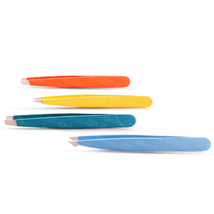 Pince à épiler sourcils en acier inoxydable de haute qualité, design incurvé et incliné, écologique, pour l'épilation et l'entretien des poils indésirables - Product Image 4