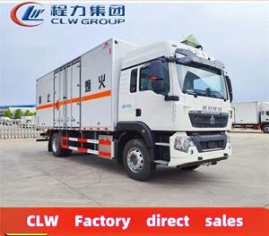 HOWO Diesel Cargo Delivery Truck 4x2 Strahl ausrüstung Transport Mini Box Van Truck zu verkaufen - Product Image 4