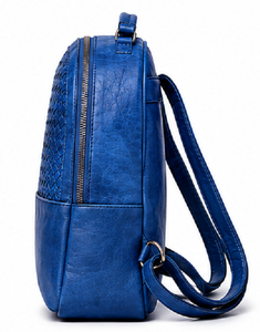 Gravs Premium Luxury Woven Leather Durable Eco-Friendly 24L <b>Backpack</b> Women Men Vintage Travel Laptop Fashion Casual Daypack - Product Image 5