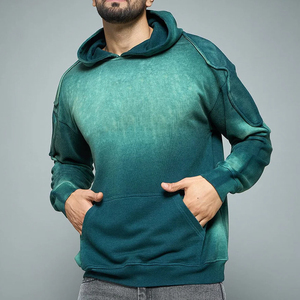 Sudadera con capucha estilo vintage para hombre, nuevo diseño, gruesa, cálida, de forro polar, holgada, para moda y uso casual. - Product Image 6