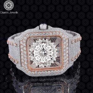 Montre de luxe pour homme Charm_Jewells, boîtier en acier inoxydable, cadran de 43 mm, bracelet en acier inoxydable, mouvement mécanique, étanche à 10 bars - Product Image 1