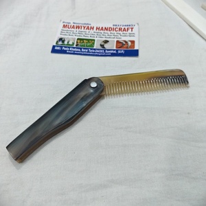 Nouveau Peigne en Corne de Bœuf, Accessoire de Coiffure Durable, Peigne de Mariage Couleur Naturelle - Product Image 1