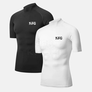 Camiseta Deportiva de Manga Corta para Hombre, Ajuste Deportivo, Ligera, Absorbe la Humedad, Antibacteriana, Poliéster/Nailon, para Gimnasio y Fitness - Product Image 5