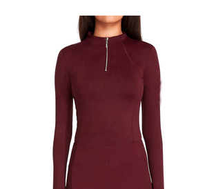 Horse Riding Base Layer Shirt Customized Logo Breathable Soft Touch Fabric Horse Riding Base Layer Shirt Women Long Sleeve - Product Image 1