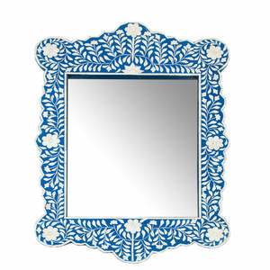 Handmade Luxury Decorative <b>Wall</b> <b>Mirror</b> with Natural Bone Inlay Stylish Home Decor Gift - Product Image 4
