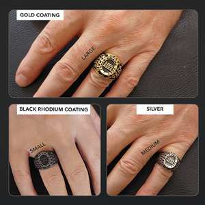 Bague d'École BOJ 019 Personnalisée en Argent et Diamant, Bague de Diplôme Universitaire Unisexe, Cadeau pour Fêtes et Occasions Spéciales, Prix Bas - Product Image 2