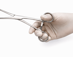 คีมจับฟองน้ำสำหรับสัตว์เลี้ยง TYNEX SURGICAL INDUSTRIES ทำจากสแตนเลสสีแดง ปลายกันลื่น ใช้ซ้ำได้ ขนาด 25 ซม. ได้รับการรับรองมาตรฐาน CE ระดับ II - Product Image 5