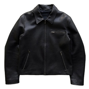 Fabricant Personnalisé Noir Blanc Extérieur Poids Lourd Épais Zip Up Soft Shell Faux Pu Veste en cuir pour hommes - Product Image 1