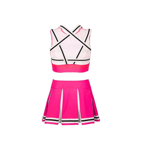 Uniformes de porristas personalizados de alta calidad con impresión sublimada, transpirables, de secado rápido, para jóvenes y adultos, camisetas de porristas en blanco personalizables. - Product Image 2
