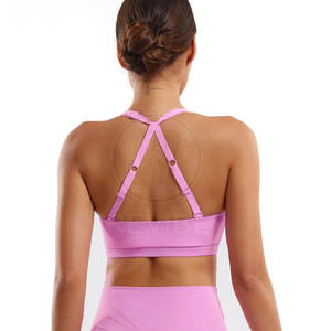 Conjunto de Yoga para Mujer de Alta Calidad, Marca Privada, Personalizado con Logotipo Frontal, 2 Piezas, Spandex/Nailon, Secado Rápido, Bajo Precio, Hecho en Pakistán - Product Image 5