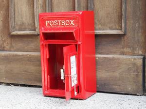 Boîte aux lettres murale décorative de jardin, boîte à colis en métal, boîte à lettres moderne en métal pour extérieur - Product Image 4