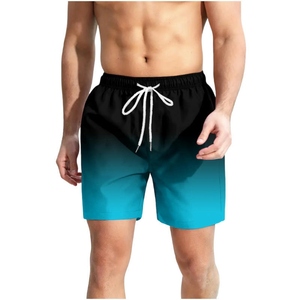 Men's Casual Quick-Dry Swim Trunks Green Compression Liner Zipper | Adjustable Fit Surfing Beach Gym | Machine Washable 100% - Product Image 2