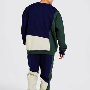 Sudadera con logo personalizado para hombre, de alta calidad, muy vendida, de color sólido, estilo oversize, básica. - Product Image 3