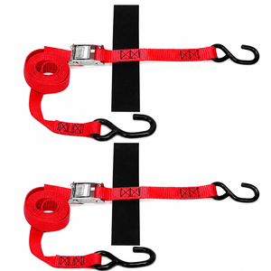 High Strength Polyester Cam Buckle Tie Down Strap 25mm 250kg with <b>S</b> <b>Hook</b> for Heavy Cargo Securing OEM Factory Direct - Product Image 1