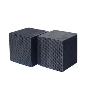 Honeycomb carbon mesh activated charcoal filter fiber smoke