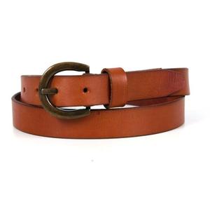 Ceinture unisexe en cuir véritable marron de haute qualité, tendance 2026, robuste, pour usage occasionnel, avec boucle en alliage durable - Product Image 1