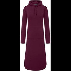 WenVen Sudadera larga con capucha para mujer, forro polar grueso, estilo jersey - Product Image 1