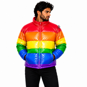 Veste d'hiver matelassée pour homme de haute qualité, style franc-maçon, avec logo personnalisé, manteau en duvet à la mode, vente en gros - Product Image 1