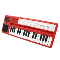 Runaland PK82 Clavier électronique pour enfants 2 en 1, batterie de percussions, piano, jouet éducatif en plastique fonctionnant sur piles, 3 ans et plus, certifié EN71