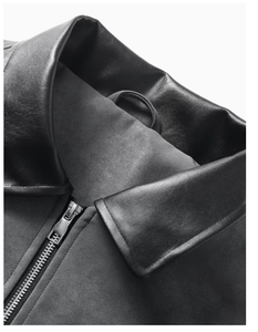 <b>Mens</b> <b>Suede</b> <b>Jacket</b> Elegant Casual Outerwear Durable Finish Stylish Fit OEM Custom Manufacturer Sample Service Available Premium - Product Image 5