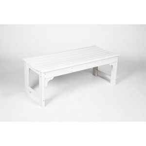 Banco Adirondack de HDPE para Todo Clima con Textura de Madera, Asiento de Polimadera Resistente a los Rayos UV para Patio, Jardín y Balcón - Product Image 3