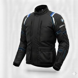 BM GS Rallye Men's Cordura Textile Motorcycle Enduro Jacket <b>3</b> Layers Waterproof CE Protectors For Offroad Adventure Touring - Product Image 1