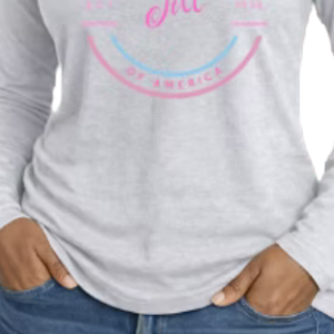 Camiseta de Manga Larga para Mujer, Diseño con Letras Familiares en Gris, Estilo Casual para el Día a Día, Ropa Cómoda para un Estilo de Vida Activo - Product Image 6