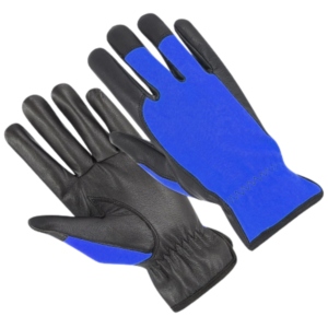 JNM SAFETY Goat Grain Leather Adjustable Wristlet <b>Driver</b> Construction Safety <b>Gloves</b> Anti-static Anti-Vibration Heat Resistant - Product Image 5