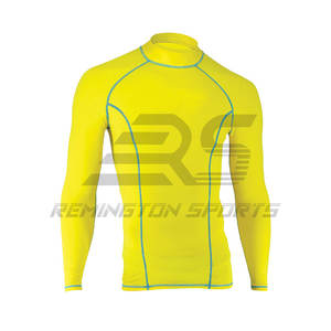 Camiseta de Compresión para Hombre, Manga Larga, Secado Rápido, Transpirable, Protección UV, Ajustada, para Entrenamiento, Gimnasio, Deportes - Product Image 1