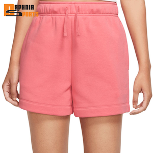 Shorts de sport respirants à séchage rapide, écologiques, avec logo personnalisé, taille haute, pour l'été, la course à pied, la gym, couleur unie, en molleton - Product Image 1