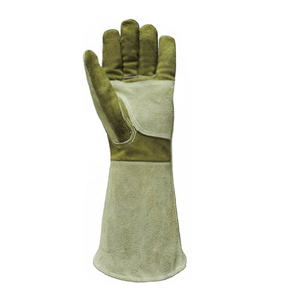 Gants de soudage en cuir de vachette, résistants à la chaleur, imperméables, antidérapants, sans silicone, sans poudre, personnalisables - Product Image 2