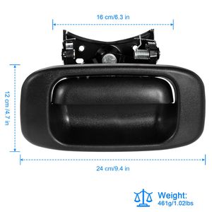 1999-2006 Chevy Silverado GMC Sierra Exterior Tailgate <b>Door</b> <b>Handle</b> Bezel <b>Replacement</b> Quality Product Category <b>Door</b> <b>Handles</b> - Product Image 2