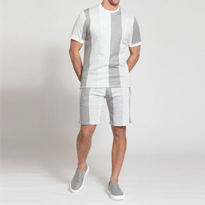 Ensemble 2 pièces personnalisable pour homme : T-shirt décontracté à épaules dénudées et short – Collection été streetwear - Product Image 5