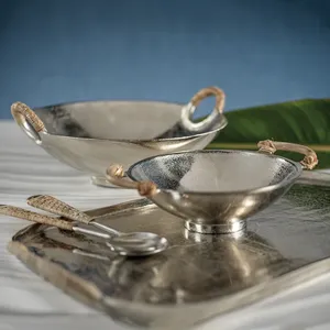 Luxury Metal Handmade <b>Bowl</b> Elegant Artisan Fruit Holder for Contemporary Home Dining DecorLuxury Decorative Centerpiece <b>Bowl</b> - Product Image 2