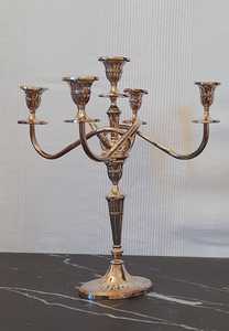 Decorative Gold Finish Metal Candle Stand Luxury <b>Candelabra</b> For Wedding Decoration Table Display Customizable Designs - Product Image 5