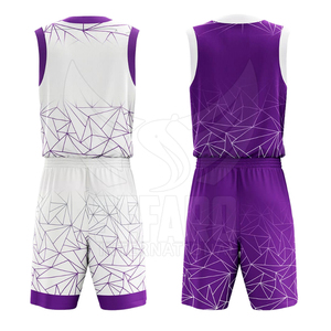 Uniforme de Baloncesto Reversible Hecho en Pakistán por el Mejor Fabricante, Uniforme de Baloncesto Reversible al por Mayor - Product Image 2