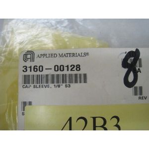 8 AMAT 3160-00128 ฝาครอบปลอกแขน 1/8" S3 - อุปกรณ์และชิ้นส่วนเซมิคอนดักเตอร์ระดับโลกที่เชื่อถือได้ที่ - Product Image 1