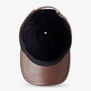 Chapeaux en cuir de haute qualité fabriqués par des meilleurs fabricants, personnalisables selon votre propre design, fabriqués au Pakistan - Product Image 3