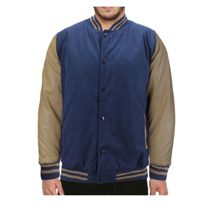 Veste de baseball d'hiver pour homme de haute qualité avec logo personnalisé, style streetwear fin, broderie chenille, style Letterman, longue en polaire - Product Image 1